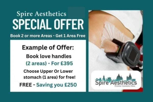 Fat Freezing Promotion Egham from Spire Aesthetics - Book Today!