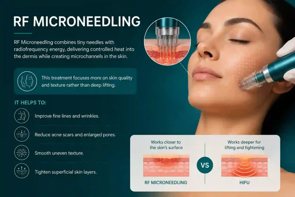 What Does RF Microneedling Do That HIFU Alone Cannot Egham