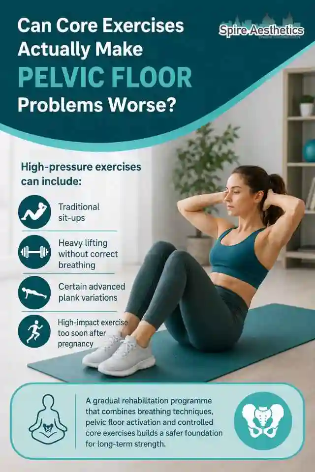 Can Strengthening Your Core Alone Actually Make Pelvic Floor Problems Worse Egham?